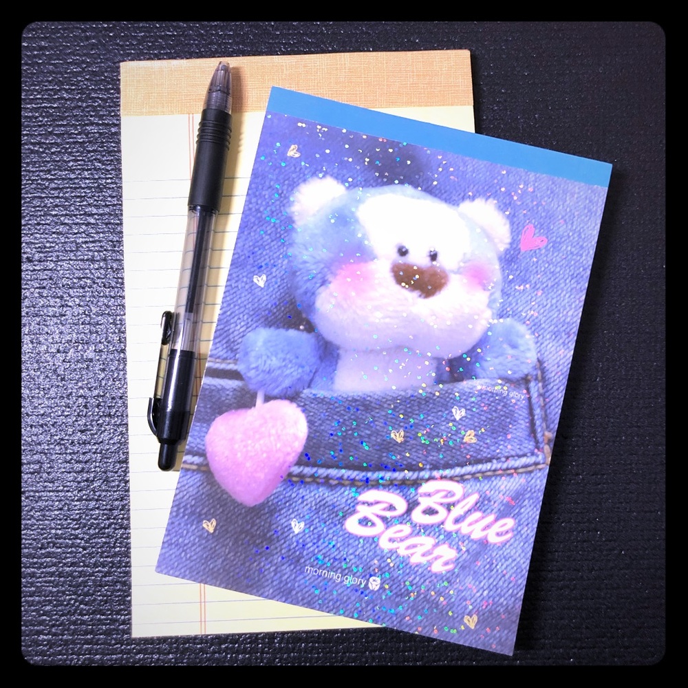 Blue Bear Letter Pad Stationery Set